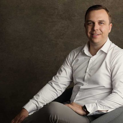 Mindaugas Laučys biuro portretas